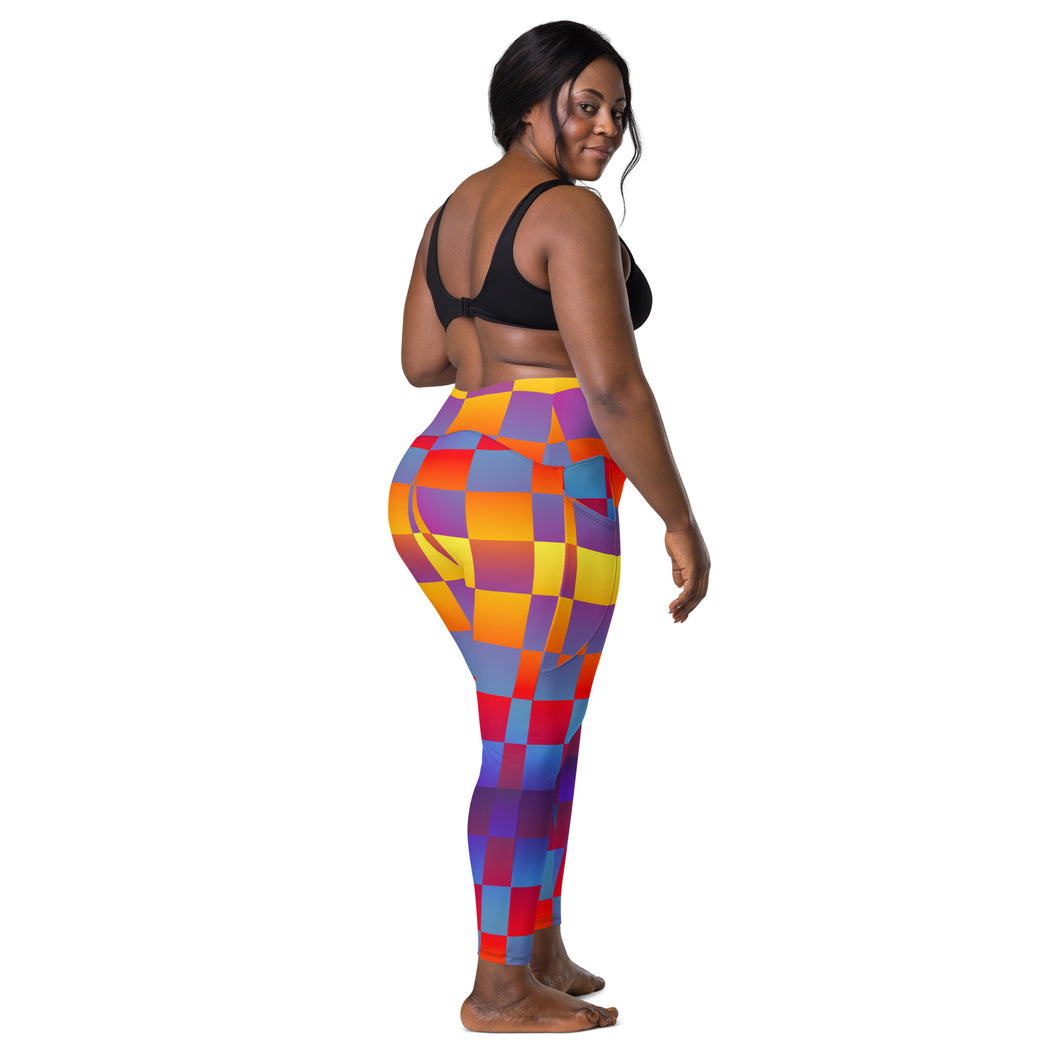 Summer Squares 2.0 Leggings w/ pockets