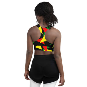 Juneteenth Longline sports bra