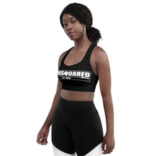 Load image into Gallery viewer, IronSquared Black sports bra