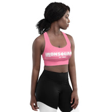 Load image into Gallery viewer, Pink Longline sports bra