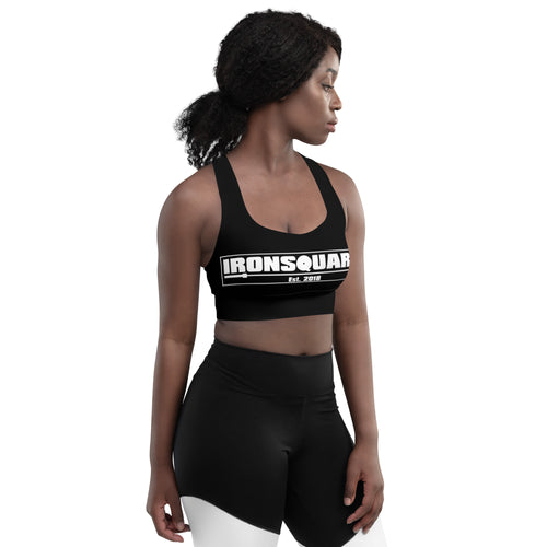 IronSquared Black sports bra