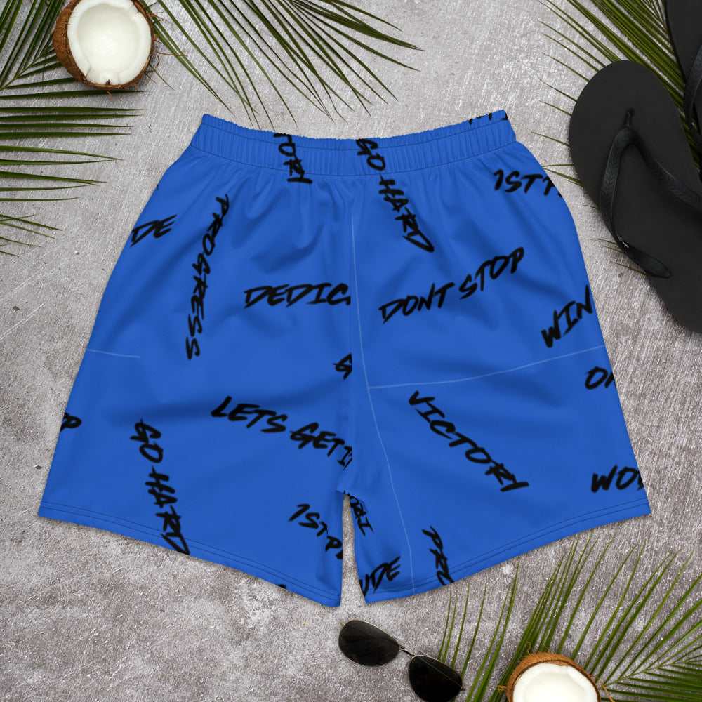 Motivation Blue WOD shorts — IronSquared shorts, lifestyle shot