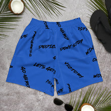 Load image into Gallery viewer, Motivation Blue WOD shorts