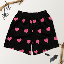 Load image into Gallery viewer, Hearts Black WOD Shorts