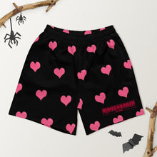 Load image into Gallery viewer, Hearts Black WOD Shorts