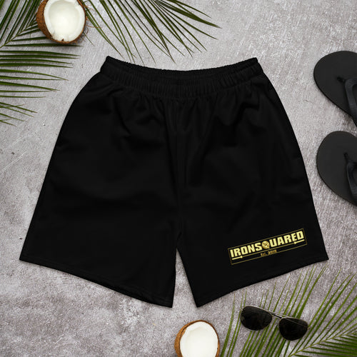 Gold Logo Shorts
