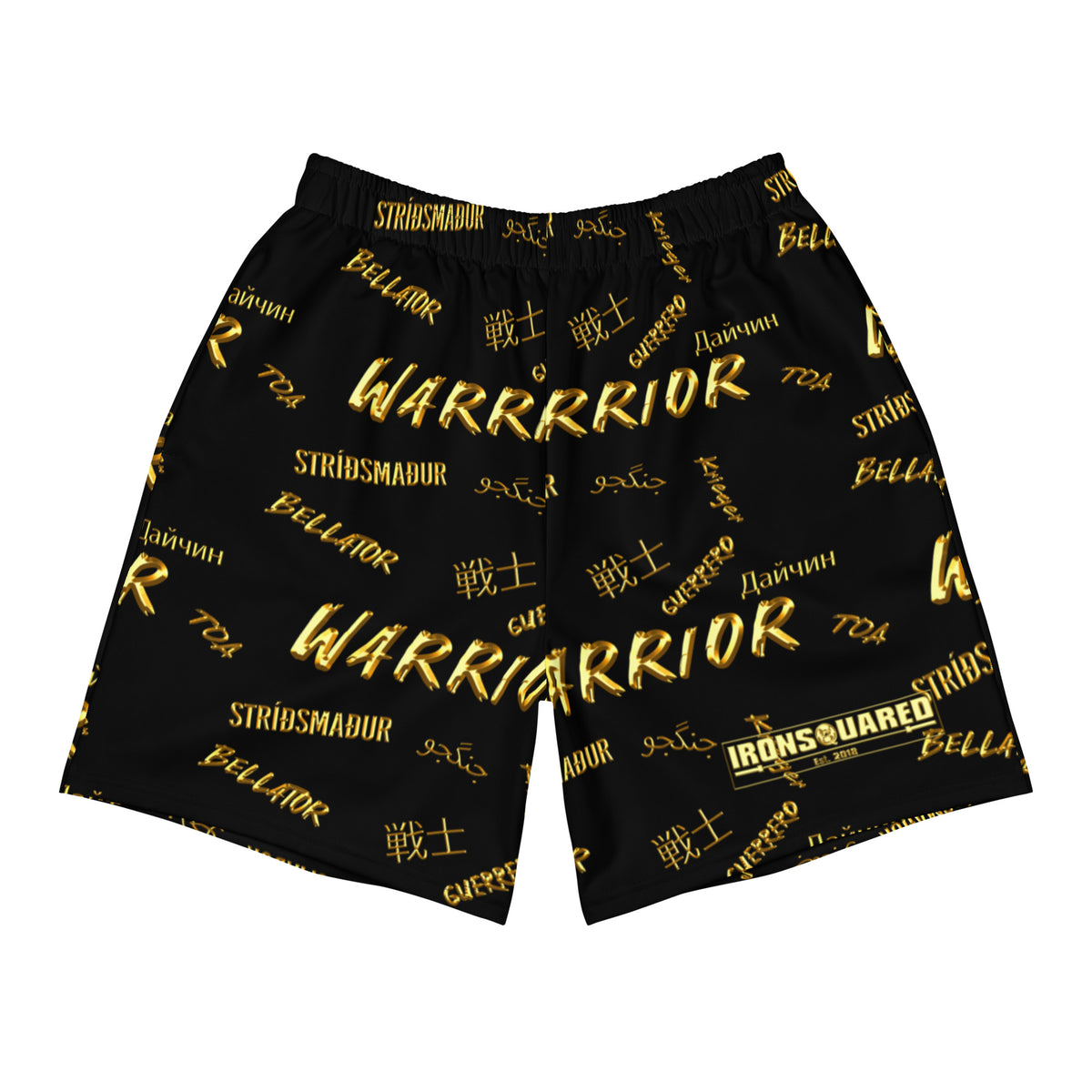 Warriors Shorts — IronSquared shorts, back view