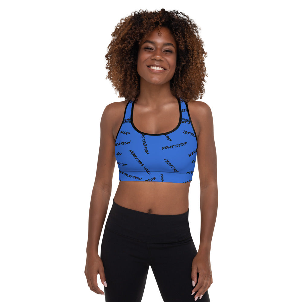 Motivation Sports Bra — IronSquared women's sports bra, side view