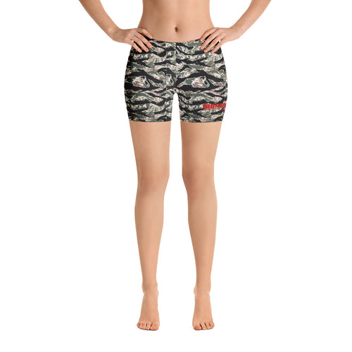 Tiger Striped biker Shorts