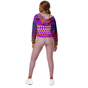 Women’s Triangles 2.1 cropped windbreaker