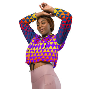 Women’s Triangles 2.1 cropped windbreaker