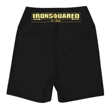 Load image into Gallery viewer, Gold Logo Yoga Shorts