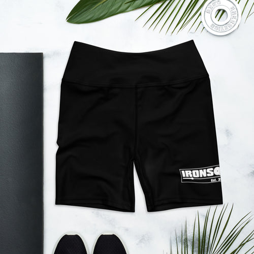 IronSquared Black Yoga Shorts