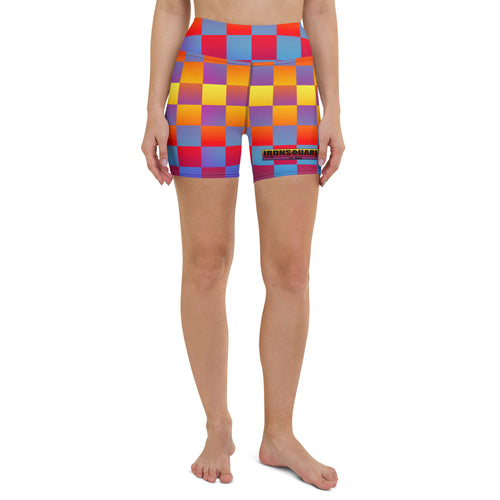 Summer Squares 2.0 Yoga Shorts