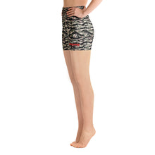 Load image into Gallery viewer, Tiger Striped WOD Yoga Shorts