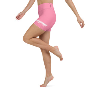 Pink IronSquared Yoga Shorts