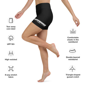 IronSquared Black Yoga Shorts