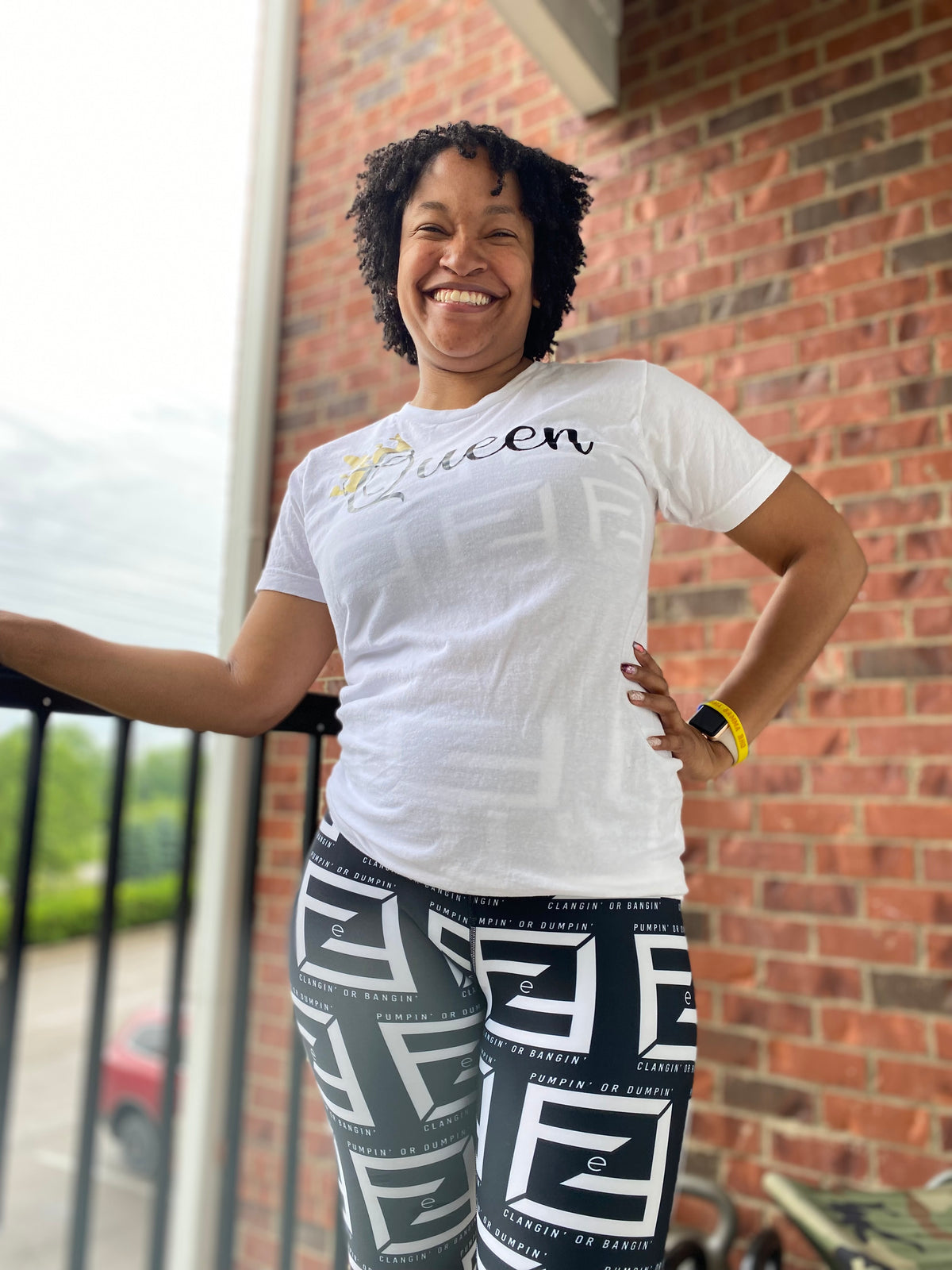 Pumpin' or Dumpin' 3.0 Leggings — IronSquared women's leggings, worn in the gym