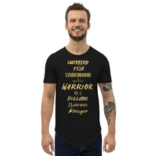 Load image into Gallery viewer, Warrior Men&#39;s Curved Hem T-Shirt