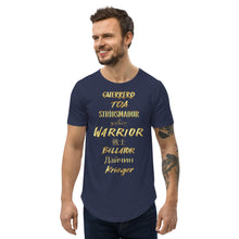 Load image into Gallery viewer, Warrior Men&#39;s Curved Hem T-Shirt
