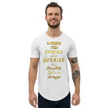 Load image into Gallery viewer, Warrior Men&#39;s Curved Hem T-Shirt