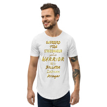 Load image into Gallery viewer, Warrior Men&#39;s Curved Hem T-Shirt
