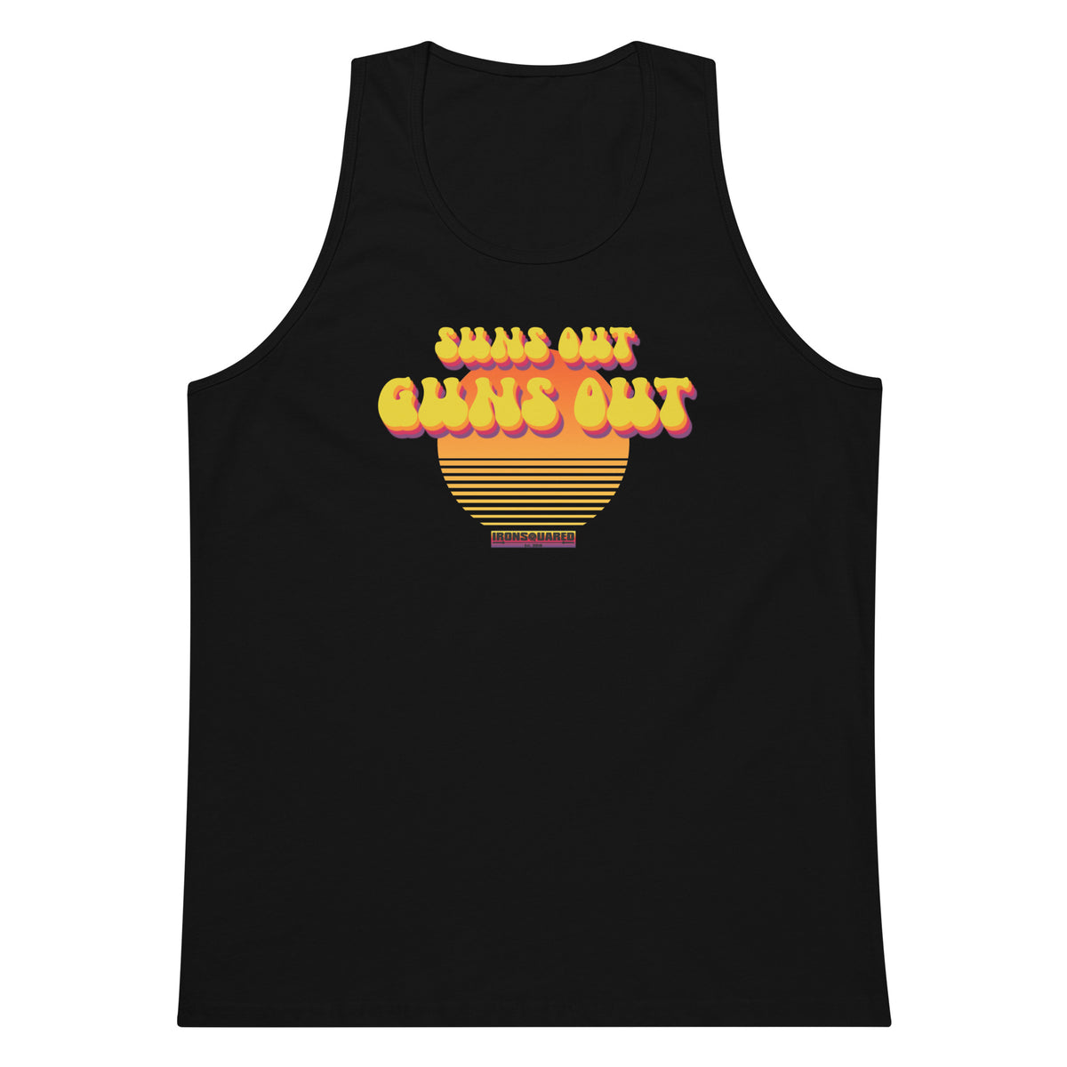 SoGo 2.0 tank top — IronSquared tank top, worn in the gym