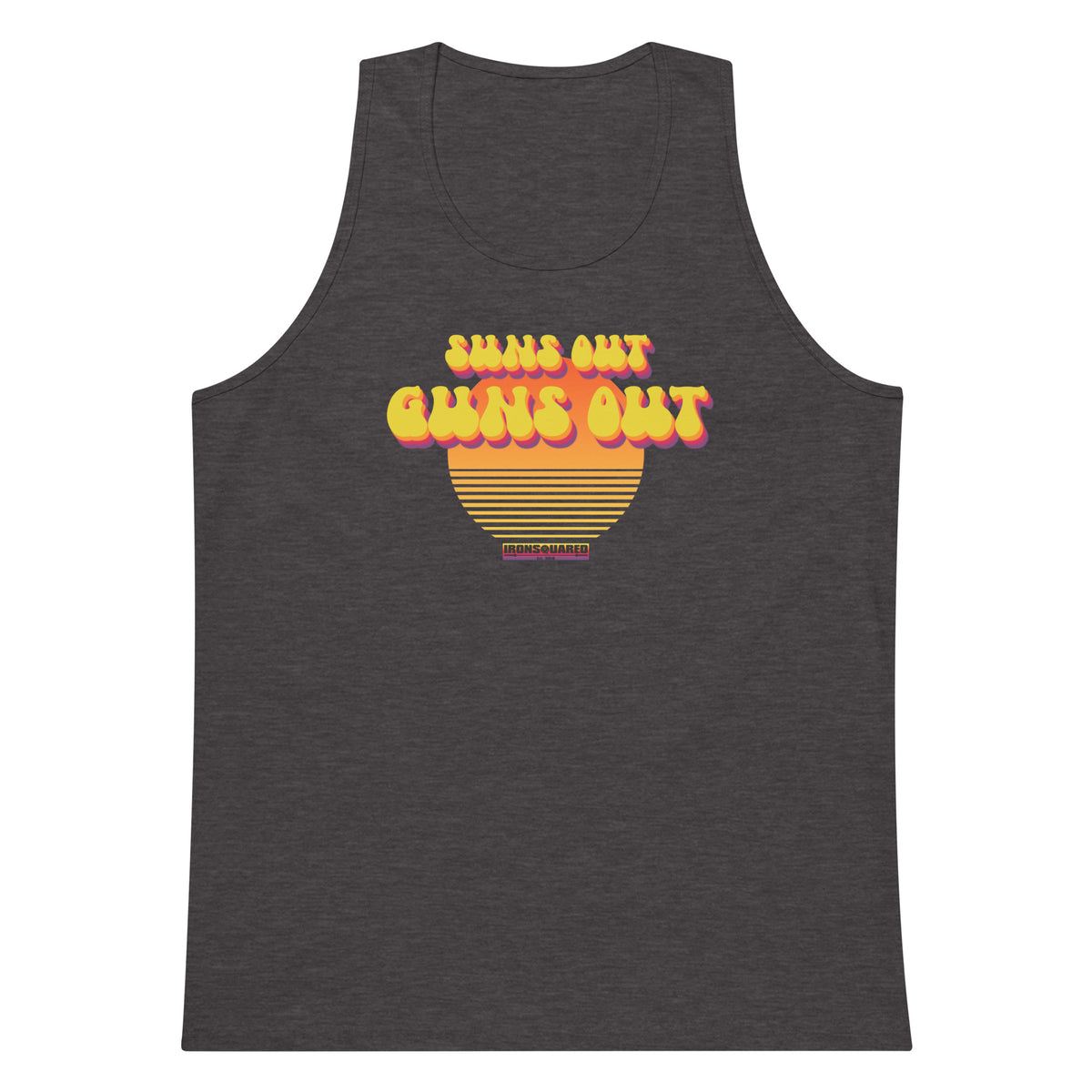 SoGo 2.0 tank top — IronSquared tank top, flat lay