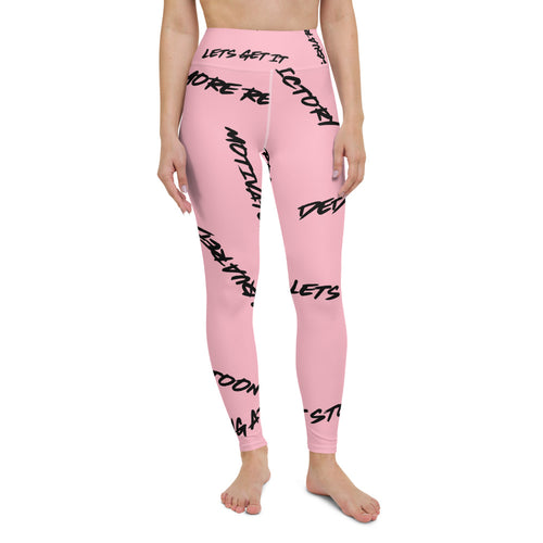 Pink Motivation Leggings