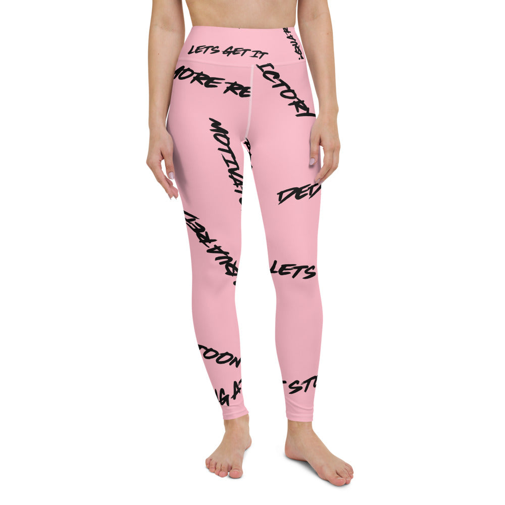 Pink Motivation Leggings