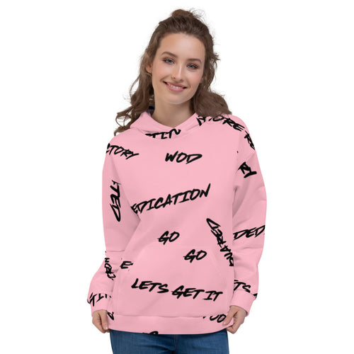 Pink Motivation Unisex Hoodie