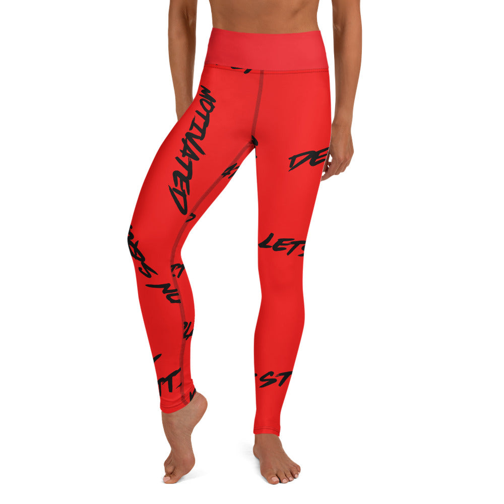 Motivation Leggings Red