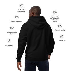 IronSquared White Logo Hoodie