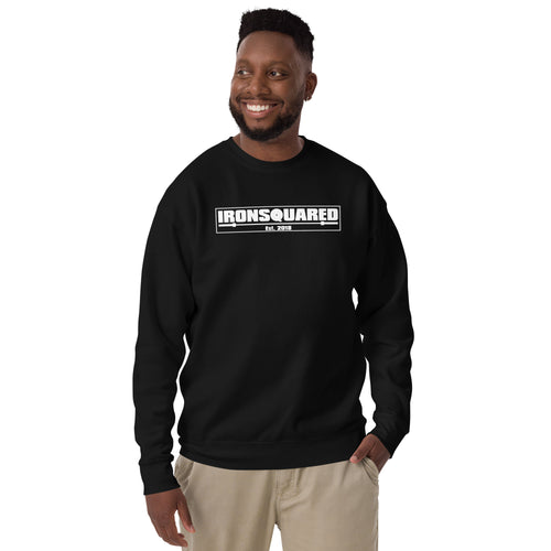 IronSquared White Logo Sweatshirt