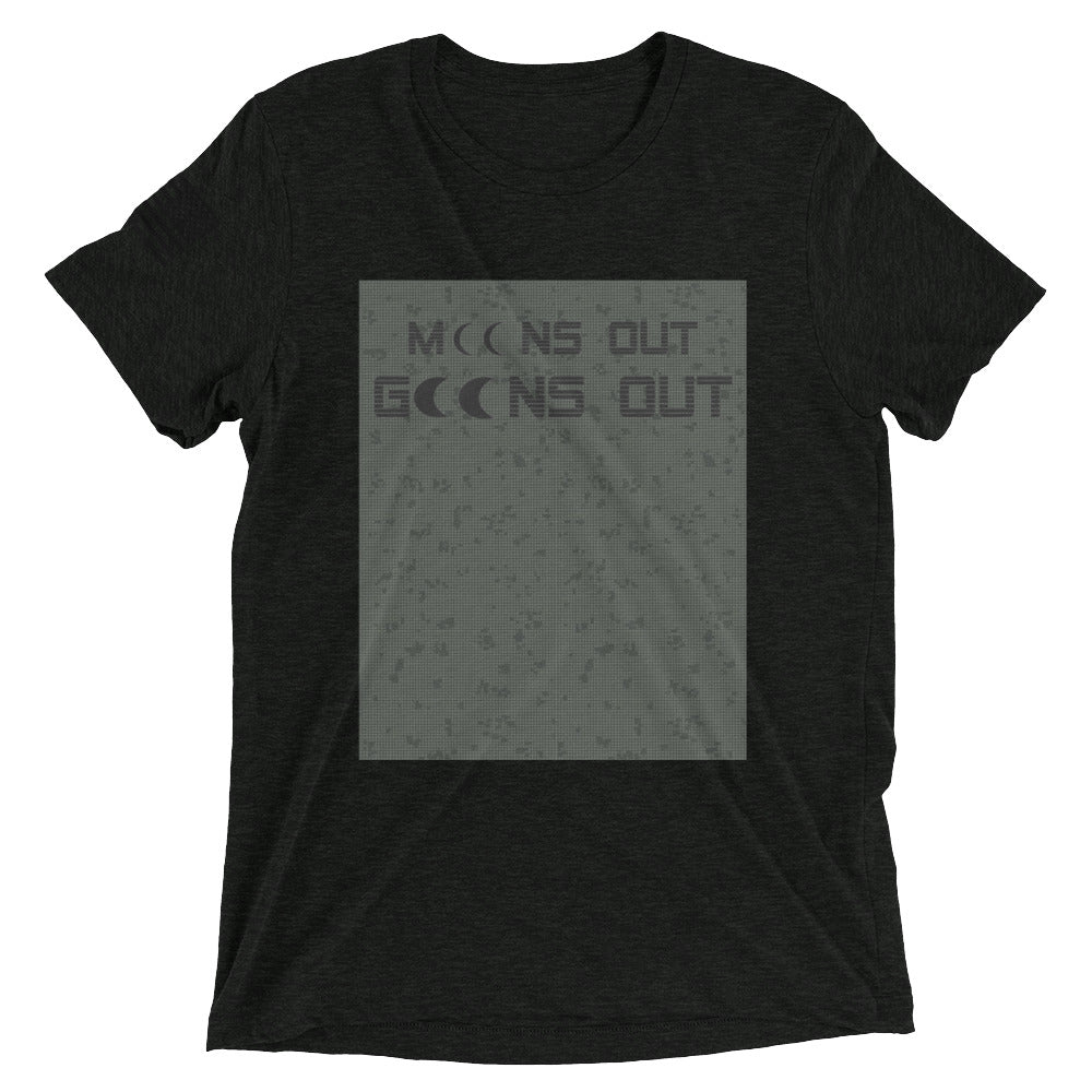 Moons Out Goons Out T-shirt — IronSquared t-shirt, detail view