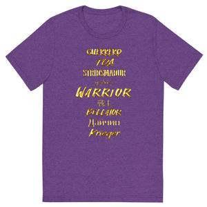Warrior Gold T-shirt