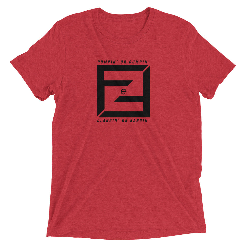 Pumpin' or Dumpin' 3.0 T-Shirt — IronSquared t-shirt, flat lay