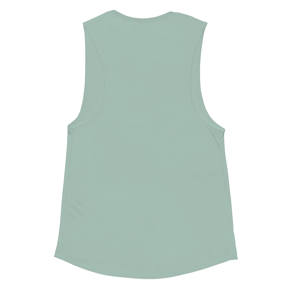 Ladies’ SoGo 2.0 Muscle Tank — IronSquared women's tank top, flat lay